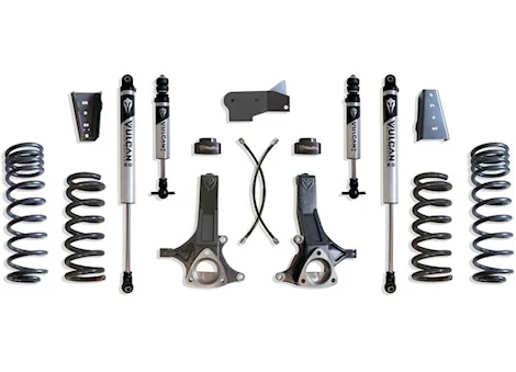 Maxtrac Suspension 09-18 RAM 1500/19-23 RAM CLASSIC 2WD(5 LUG)4.7L V8 7IN LIFT KIT W/ VULCAN 2.0 IFP SHOCKS