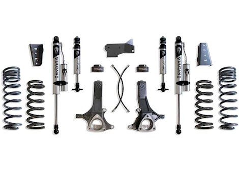 Maxtrac Suspension 09-18 RAM 1500/19-23 CLASSIC 2WD(5 LUG)4.7L V8 7IN LIFT KIT W/ VULCAN 2.0 IFP / RESERVOIR SHOCKS