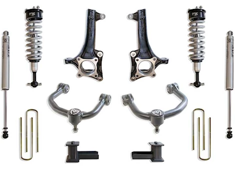 Maxtrac Suspension 21-23 F150 2WD 7.5IN/5IN MAXTRAC LIFT KIT W/FOX SHOCKS