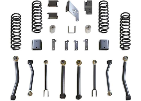 Maxtrac Suspension 07-18 WRANGLER JK 2WD/4WD 3IN LIFT KITS W/ADJ. ARMS NO SHOCKS