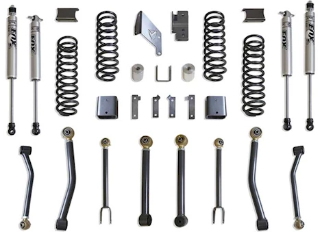 Maxtrac Suspension 07-18 WRANGLER JK 2WD/4WD 3IN LIFT KITS W/ADJ. ARMS W/FOX SHOCKS