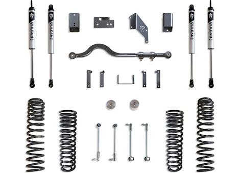 Maxtrac Suspension 07-18 WRANGLER 4.5IN LIFT KIT W/ FRONT TRACK BAR & VULCAN 2.0 IFP SHOCKS