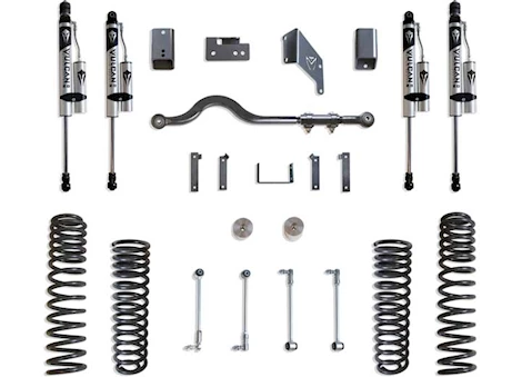 Maxtrac Suspension 07-18 WRANGLER 4.5IN LIFT KIT W/ FRONT TRACK BAR & VULCAN 2.0 RESERVOIR SHOCKS