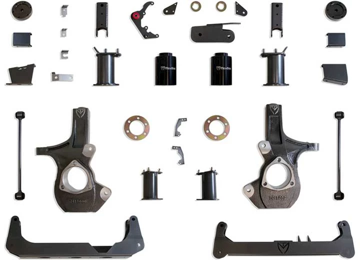 Maxtrac Suspension 07-14 silverado/sierra suv 4wd 7in lift kit(crossmember kit) Main Image