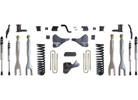 Maxtrac Suspension 23-23 F250/F350/DUALLY 4WD 6IN LIFT KIT W/FORGE ALUMINUM 4-LINK SYSTEM & VULCAN 2.0 IFP SHOCKS