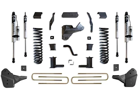 Maxtrac Suspension 23-23 F250/F350/DUALLY 4WD BASIC 6IN LIFT KIT W/RADIUS ARM BRACKETS & VULCAN 2.0 RESERVOIR SHOCKS