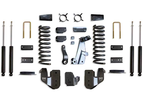 Maxtrac Suspension 14-18 RAM 2500 4WD(AIR RIDE MODEL)BASIC 4IN LIFT KIT W/ RADIUS ARM BRACKETS & MAXTRAC SHOCKS