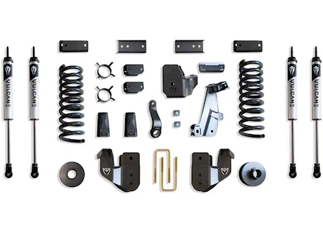 Maxtrac Suspension 14-18 RAM 2500 4WD BASIC 4IN LIFT KIT W/ RADIUS ARM BRACKETS & VULCAN 2.0 IFP SHOCKS