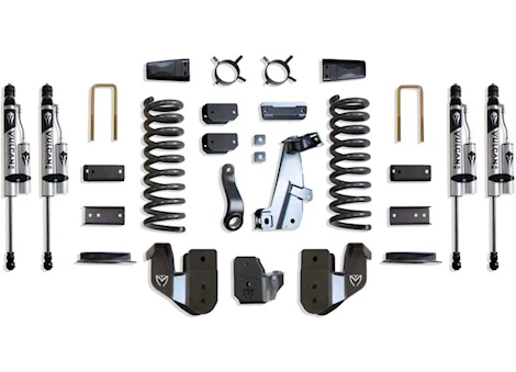 Maxtrac Suspension 14-18 RAM 2500 4WD(AIR RIDE MODEL)BASIC 4IN LIFT KIT W/RADIUS ARM BRKTS & VULCAN 2.0 RESI SHOCKS