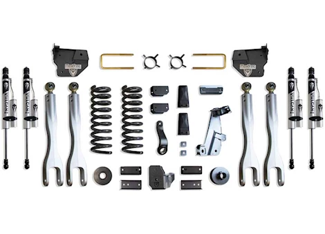Maxtrac Suspension 14-18 RAM 2500 4WD 4IN LIFT KIT W/ 4-LINK SYSTEM & VULCAN 2.0 RESERVOIR SHOCKS