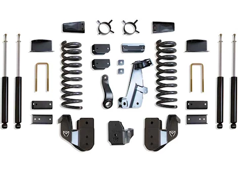 Maxtrac Suspension 14-18 RAM 2500 4WD(AIR RIDE MODEL)BASIC 6IN LIFT KIT W/ RADIUS ARM BRACKETS & MAXTRAC SHOCKS