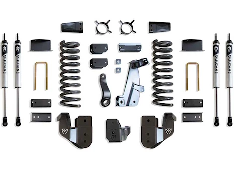 Maxtrac Suspension 14-18 RAM 2500 4WD(AIR RIDE MODEL)BASIC 6IN LIFT KIT W/ RADIUS ARM BRACKETS & VULCAN 2.0 IFP SHOCKS