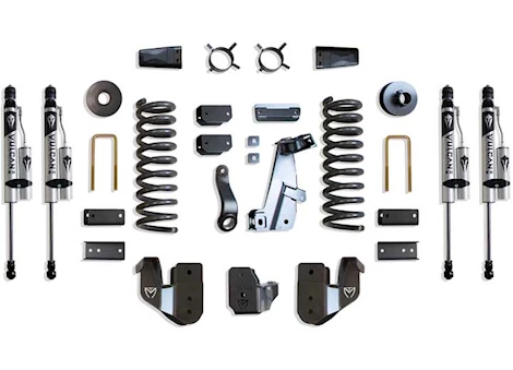 Maxtrac Suspension 14-18 RAM 2500 4WD BASIC 6IN LIFT KIT W/ RADIUS ARM BRACKETS & VULCAN 2.0 RESERVOIR SHOCKS
