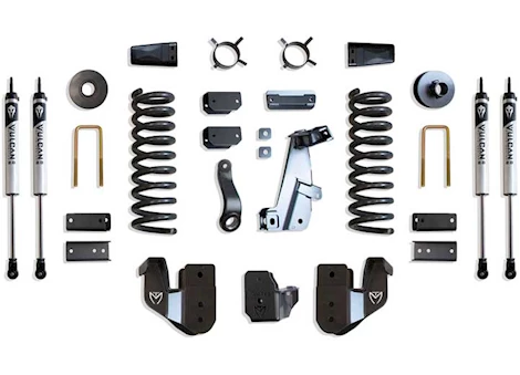 Maxtrac Suspension 14-18 RAM 2500 4WD BASIC 8IN LIFT KIT W/ RADIUS ARM BRACKETS & VULCAN 2.0 IFP SHOCKS