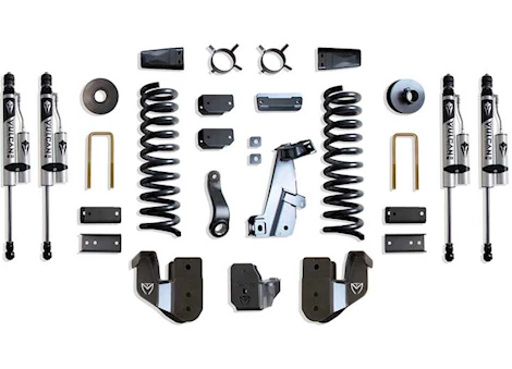 Maxtrac Suspension 14-18 RAM 2500 4WD BASIC 8IN LIFT KIT W/ RADIUS ARM BRACKETS & VULCAN 2.0 RESERVOIR SHOCKS