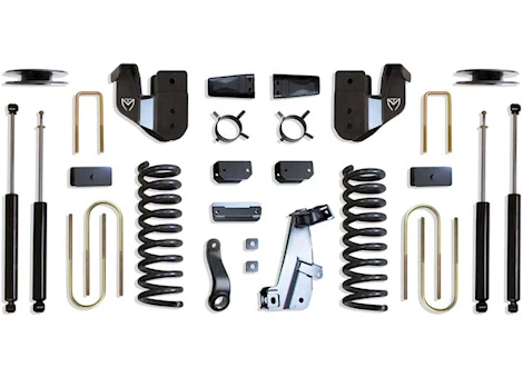 Maxtrac Suspension 13-18 RAM 3500 4WD(AIR RIDE MODEL)BASIC 4IN LIFT KIT W/ RADIUS ARM BRACKETS & MAXTRAC SHOCKS