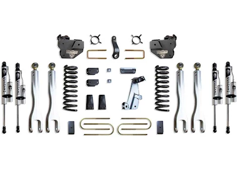 Maxtrac Suspension 13-18 RAM 3500 4WD 4IN LIFT KIT W/ 4-LINK SYSTEM & VULCAN 2.0 RESERVOIR SHOCKS