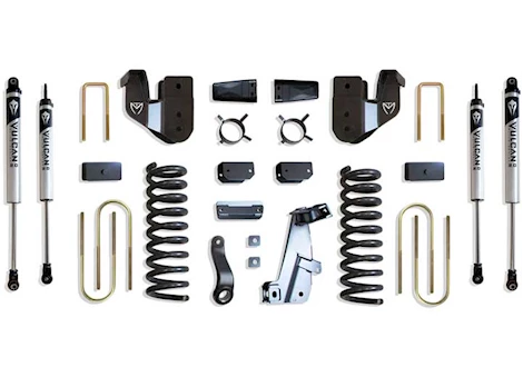 Maxtrac Suspension 13-18 RAM 3500 4WD BASIC 6IN LIFT KIT W/ RADIUS ARM BRACKETS & VULCAN 2.0 IFP SHOCKS