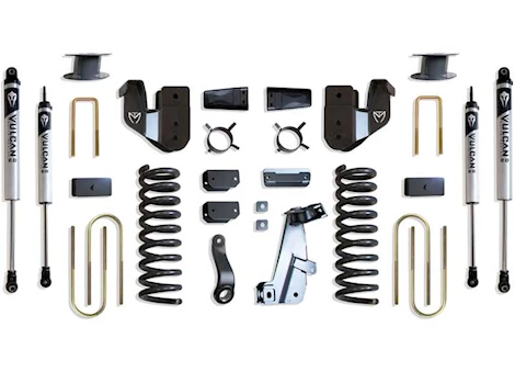 Maxtrac Suspension 13-18 RAM 3500 4WD(AIR RIDE MODEL)BASIC 6IN LIFT KIT W/ RADIUS ARM BRACKETS & VULCAN 2.0 IFP SHOCKS