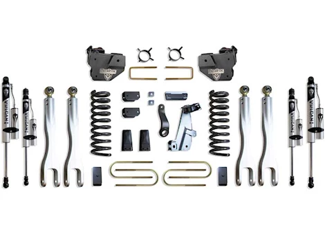 Maxtrac Suspension 13-18 RAM 3500 4WD 6IN LIFT KIT W/ 4-LINK SYSTEM & VULCAN 2.0 RESERVOIR SHOCKS