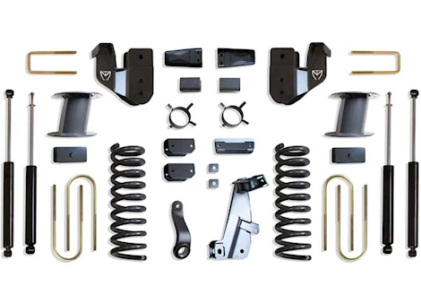Maxtrac Suspension 13-18 RAM 3500 4WD(AIR RIDE MODEL)BASIC 8IN LIFT KIT W/ RADIUS ARM BRACKETS & MAXTRAC SHOCKS