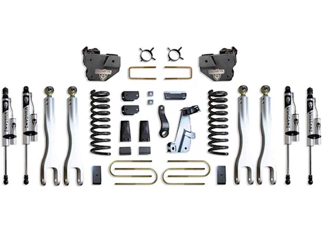 Maxtrac Suspension 13-18 RAM 3500 4WD 8IN LIFT KIT W/ 4-LINK SYSTEM & VULCAN 2.0 RESERVOIR SHOCKS