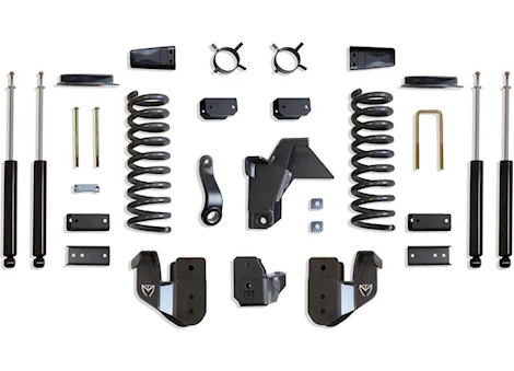 Maxtrac Suspension 19-C RAM 2500 4WD(AIR RIDE MODEL)BASIC 4IN LIFT KIT W/ RADIUS ARM BRACKETS & MAXTRAC SHOCKS