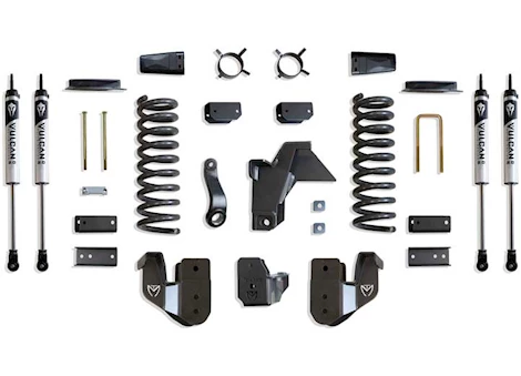 Maxtrac Suspension 19-23 RAM 2500 4WD(AIR RIDE MODEL)BASIC 4IN LIFT KIT W/RADIUS ARM BRACKETS & VULCAN 2.0 IFP SHOCKS