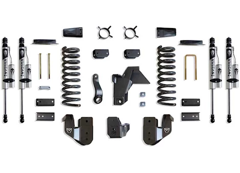 Maxtrac Suspension 19-23 RAM 2500 4WD(AIR RIDE MODEL)BASIC 4IN LIFT KIT W/RADIUS ARM BRKTS & VULCAN 2.0 RESERVOIR SHOCK