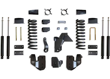 Maxtrac Suspension 19-C RAM 2500 4WD BASIC 6IN LIFT KIT W/ RADIUS ARM BRACKETS & MAXTRAC SHOCKS