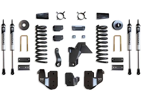 Maxtrac Suspension 19-23 RAM 2500 4WD BASIC 6IN LIFT KIT W/RADIUS ARM BRACKETS & VULCAN 2.0 IFP SHOCKS