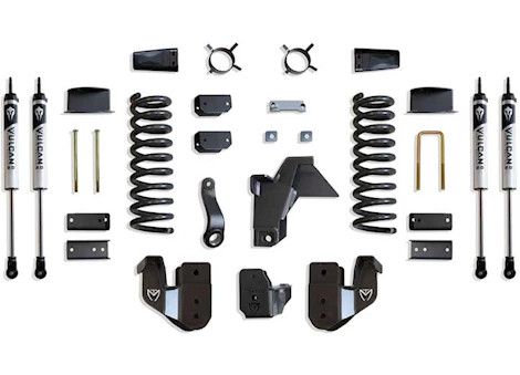 Maxtrac Suspension 19-23 RAM 2500 4WD BASIC 6IN LIFT KIT W/RADIUS ARM BRACKETS & VULCAN 2.0 IFP SHOCKS