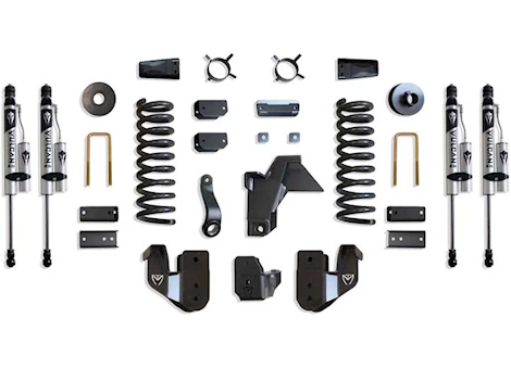 Maxtrac Suspension 19-23 RAM 2500 4WD BASIC 6IN LIFT KIT W/RADIUS ARM BRACKETS & VULCAN 2.0 RESERVOIR SHOCKS