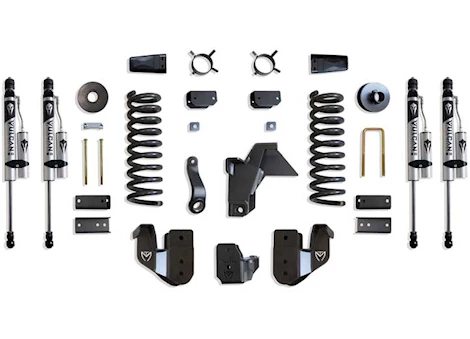 Maxtrac Suspension 19-23 RAM 2500 4WD BASIC 8IN LIFT KIT W/RADIUS ARM BRACKETS & VULCAN 2.0 RESERVOIR SHOCKS