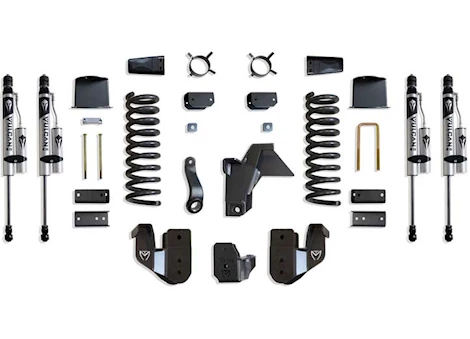 Maxtrac Suspension 19-23 RAM 2500 4WD(AIR RIDE MODEL)BASIC 8IN LIFT KIT W/RADIUS ARM BRKTS & VULCAN 2.0 RESERVOIR SHOCK