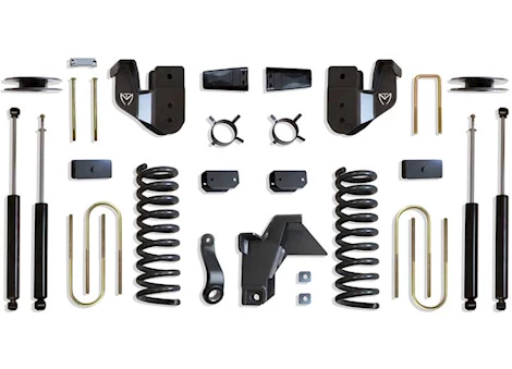 Maxtrac Suspension 19-23 RAM 3500 4WD(AIR RIDE MODEL)BASIC 4IN LIFT KIT W/RADIUS ARM BRACKETS & MAXTRAC SHOCKS