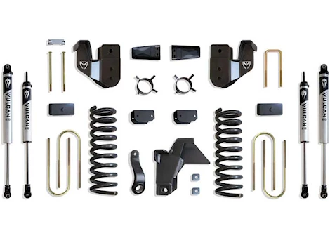 Maxtrac Suspension 19-23 RAM 3500 4WD BASIC 4IN LIFT KIT W/RADIUS ARM BRACKETS & VULCAN 2.0 IFP SHOCKS