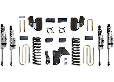 Maxtrac Suspension 19-23 RAM 3500 4WD BASIC 4IN LIFT KIT W/RADIUS ARM BRACKETS & VULCAN 2.0 RESERVOIR SHOCKS