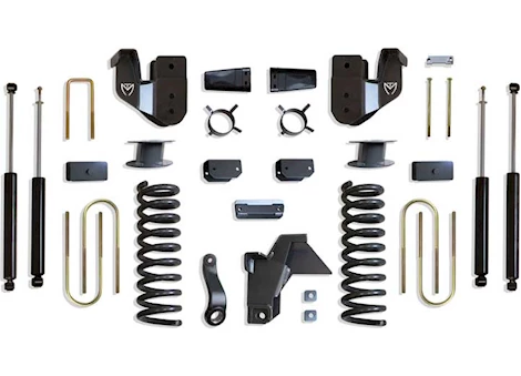 Maxtrac Suspension 19-23 RAM 3500 4WD(AIR RIDE MODEL)BASIC 6IN LIFT KIT W/RADIUS ARM BRACKETS & MAXTRAC SHOCKS