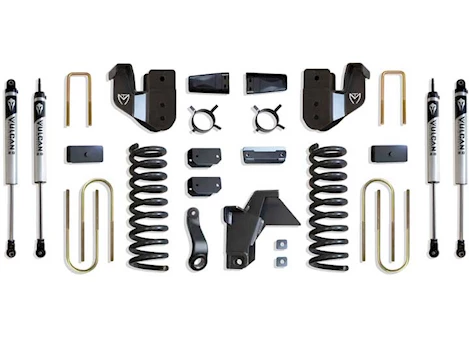 Maxtrac Suspension 19-23 RAM 3500 4WD BASIC 6IN LIFT KIT W/RADIUS ARM BRACKETS & VULCAN 2.0 IFP SHOCKS