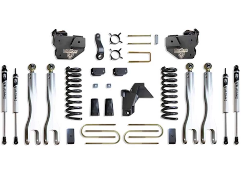 Maxtrac Suspension 19-23 RAM 3500 4WD 6IN LIFT KIT W/4-LINK SYSTEM & VULCAN 2.0 IFP SHOCKS