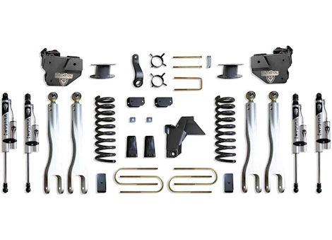 Maxtrac Suspension 19-23 RAM 3500 4WD(AIR RIDE MODEL)6IN LIFT KIT W/4-LINK SYSTEM & VULCAN 2.0 RESERVOIR SHOCKS