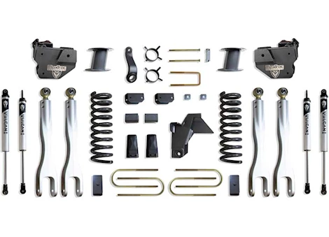 Maxtrac Suspension 19-23 RAM 3500 4WD 8IN LIFT KITS(AIR RIDE MODEL)8IN LIFT KIT W/4-LINK SYSTEM & VULCAN 2.0 IFP SHOCK