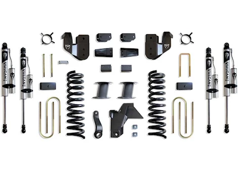 Maxtrac Suspension 19-23 RAM 3500 4WD(AIR RIDE MODEL)BASIC 8IN LIFT KIT W/RADIUS ARM BRKTS & VULCAN 2.0 RESERVOIR SHOCK