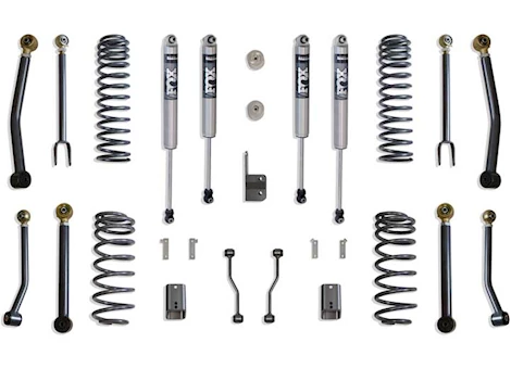 Maxtrac Suspension 18-23 18-C WRANGLER JL 3.0IN COIL LIFT KITS W/ADJ. ARMS WITH FOX SHOCKS