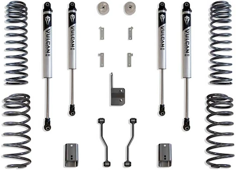 Maxtrac Suspension 18-23 WRANGLER 3.0IN COIL LIFT KIT W/VULCAN 2.0 IFP SHOCKS