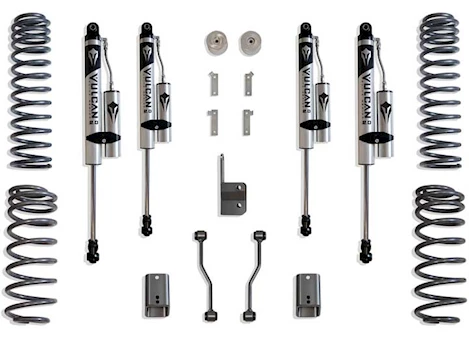 Maxtrac Suspension 18-23 WRANGLER 3.0IN COIL LIFT KIT W/VULCAN 2.0 RESERVOIR SHOCKS