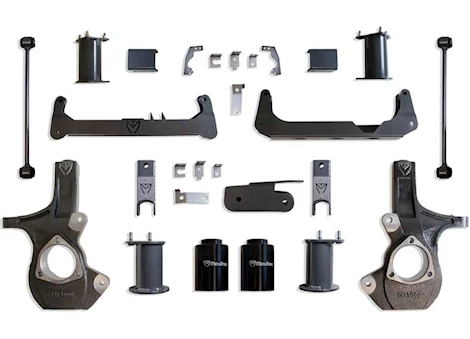 Maxtrac Suspension 07-14 TAHOE/YUKON/SUBURBAN/AVALANCHE/ESCALADE 2WD 7IN LIFT KIT(CROSSMEMBER KIT)