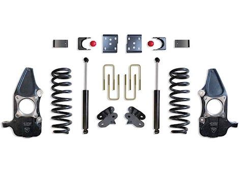 Maxtrac Suspension 15-20 F150 ECOBOOST 4WD 3IN/5IN LOWERING KIT (REQUIRES 22IN RIMS OR LARGER)
