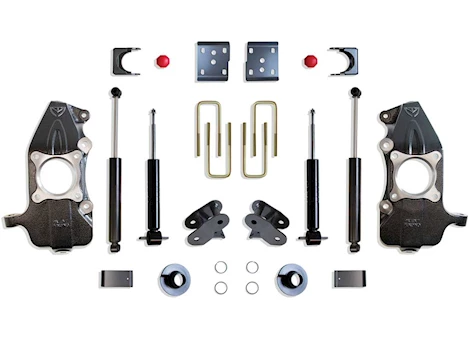 Maxtrac Suspension 21-24 F150 4WD 3IN/5IN LOWERING KIT (REQUIRES 22IN RIMS OR LARGER)